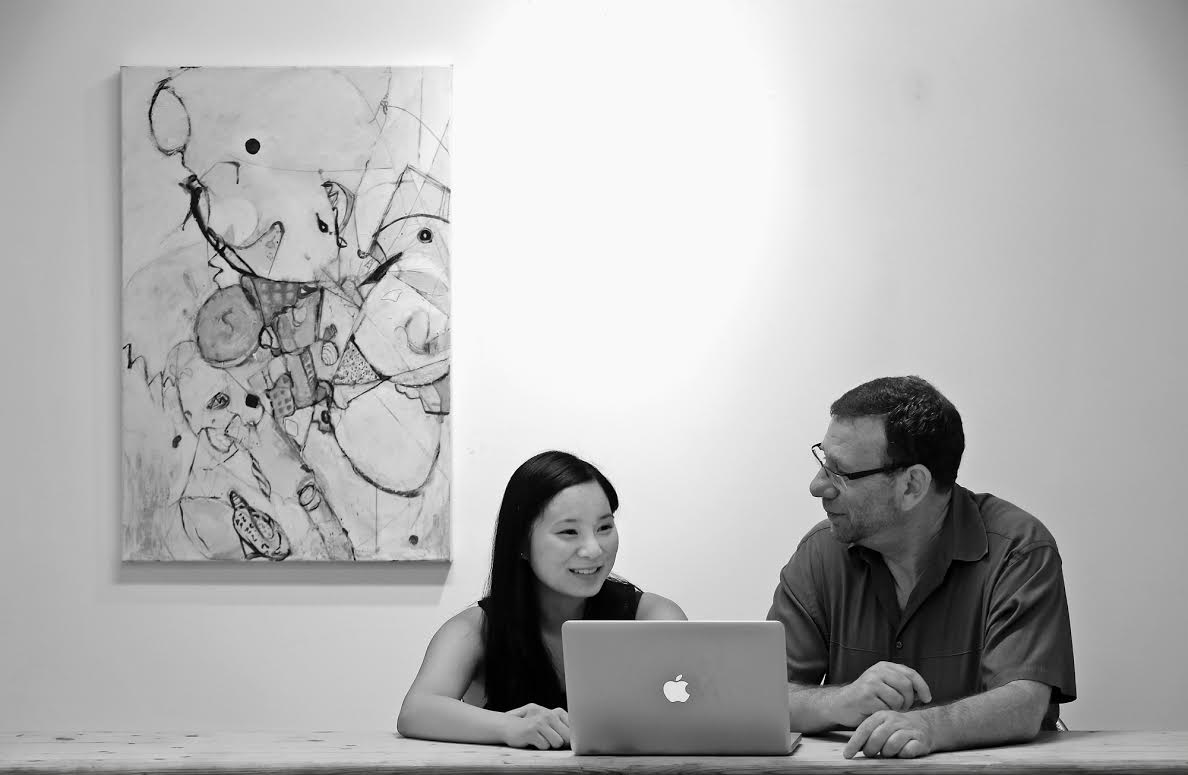 Dr. Adam Schwartz with student.